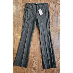 CAbi #141 Favorite Trouser Sz 4R Flare Bootcut Charcoal Gray Stretch Pants NEW